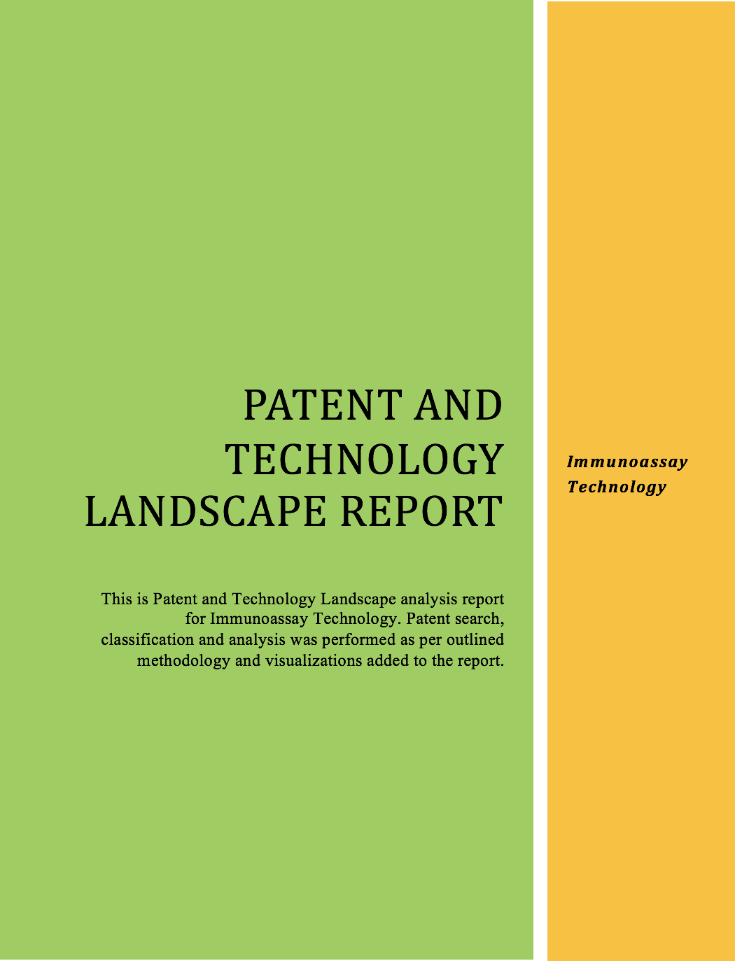 Immunoassay Technology Landscape Report