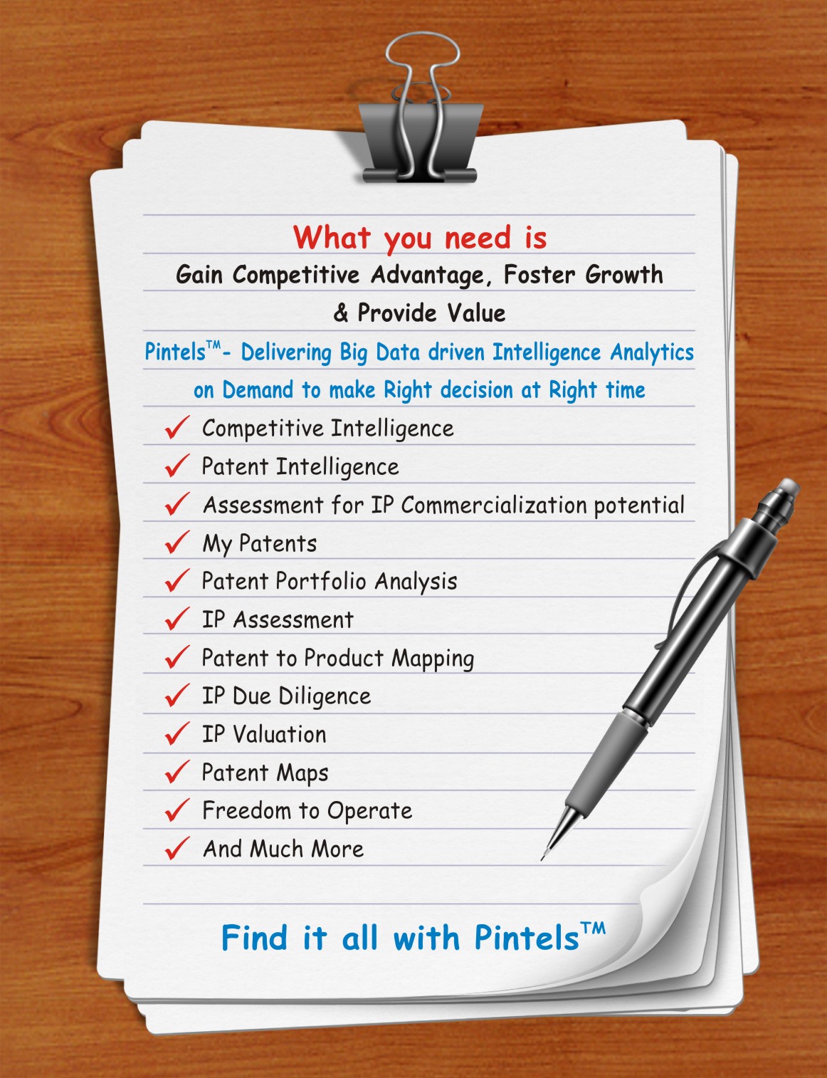Pintels - Delivering Intelligence you Need